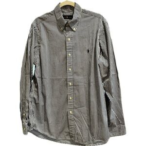 Ralph Lauren Blue & White Pinstripe Button-Down Shirt